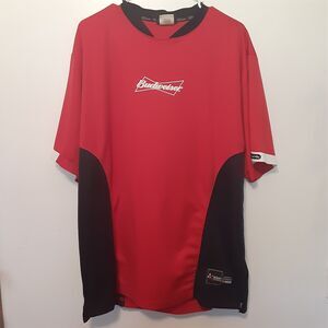 Dale Earnhardt Jr Budweiser Adult Mens L Chase Authentic Drivers Line Shirt